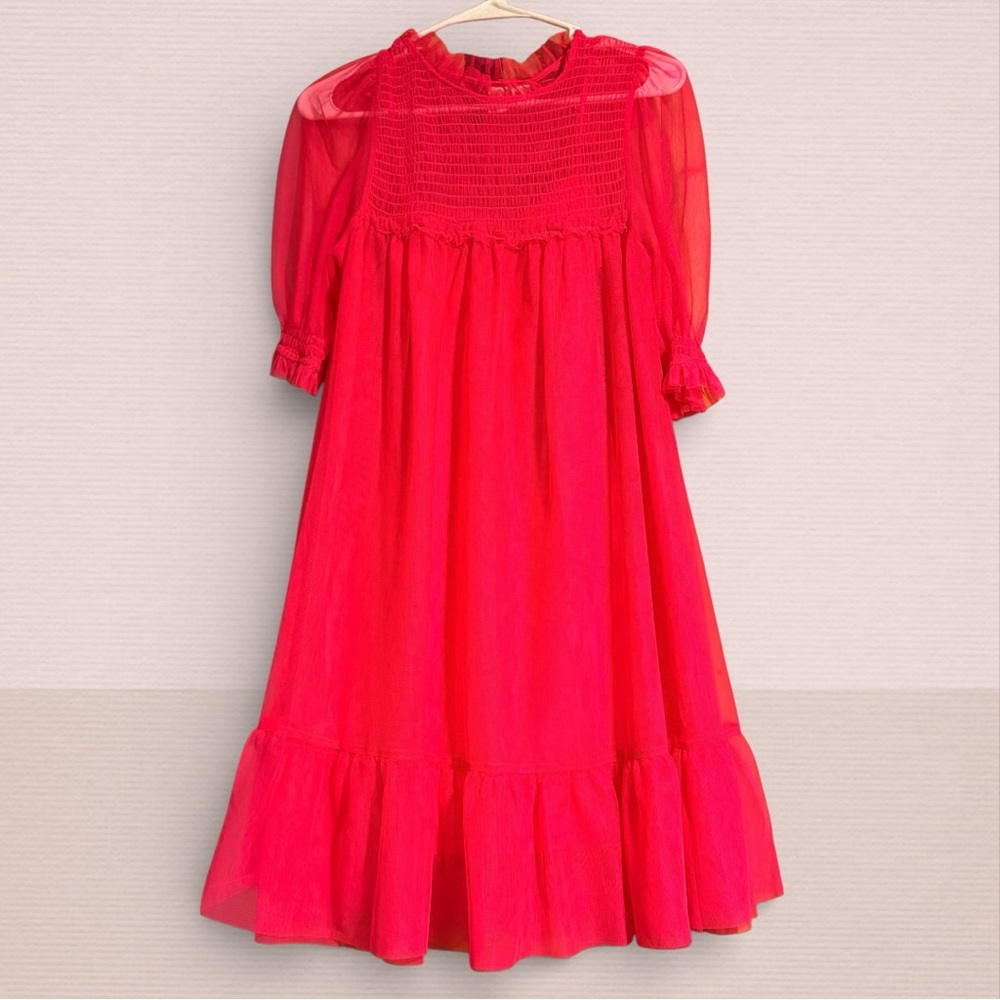 LIMITED EDITION To All The Boys I've Loved Before x H&M hot pink smocked dress
